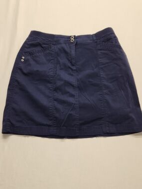 ⭐Karen Scott Classic Navy Utility Skort Size 10
